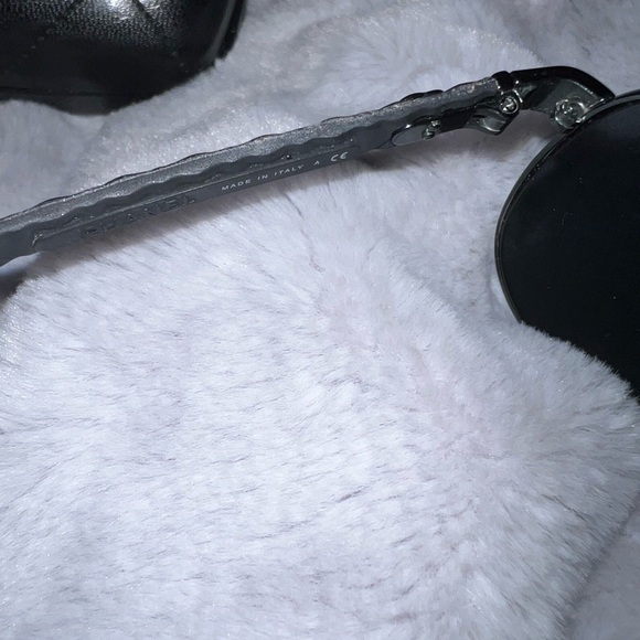 Chanel Aviator Pilot Leather Braided Logo Metal Sun Glasses - Picture 2 of 16